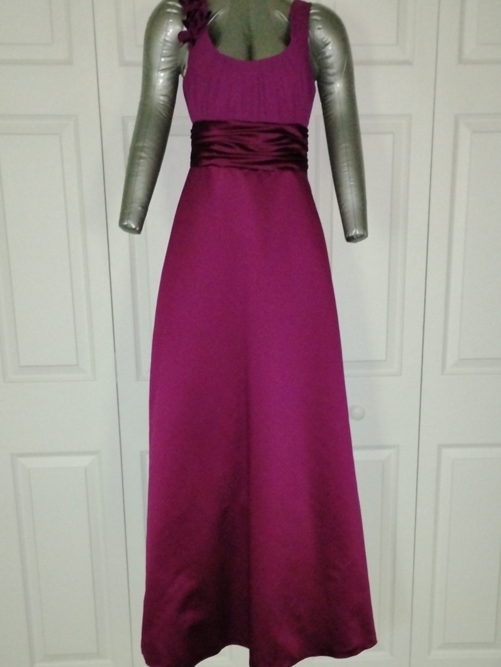 Purple Maxi Bridesmaid Dress
